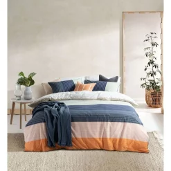 Esprit Cooper Quilt Cover Set In Multi