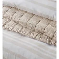 Alternative view of Australian House & Garden Walter Tencel Linen Block Quilt Cover Set In Natural