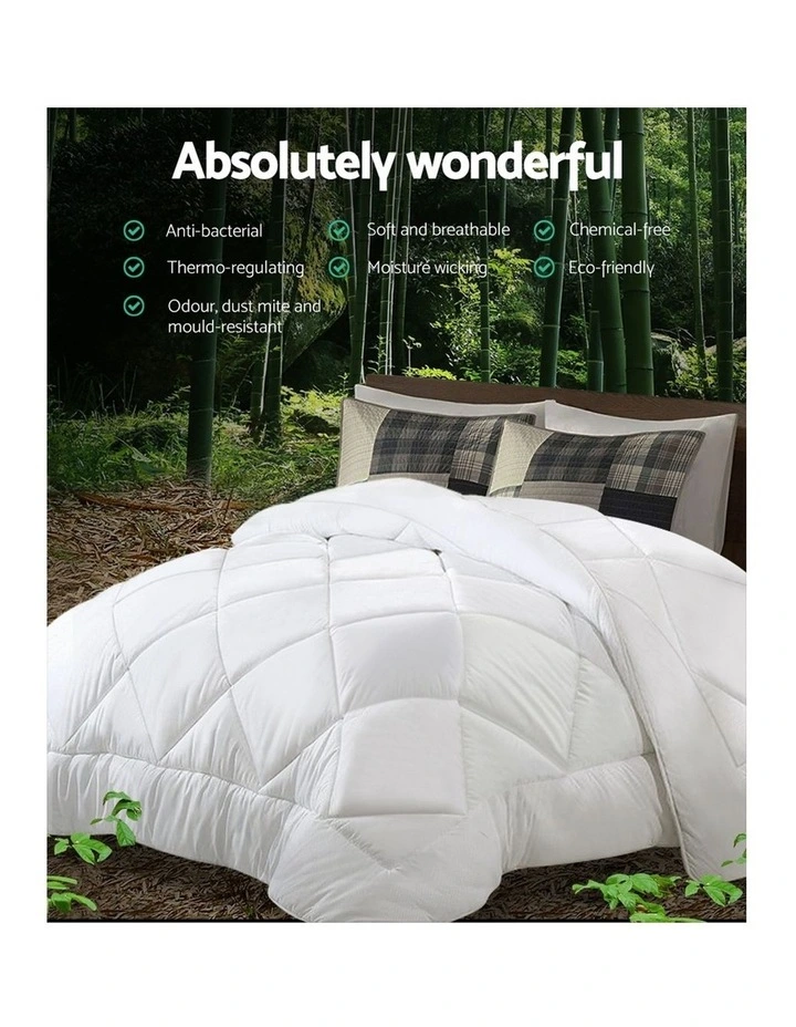 Giselle Bedding Microfiber Microfibre Bamboo Quilt Duvet Cover Doona Winter 6 Giselle Bedding Microfiber Microfibre Bamboo Quilt Duvet Cover Doona Winter - Image 4