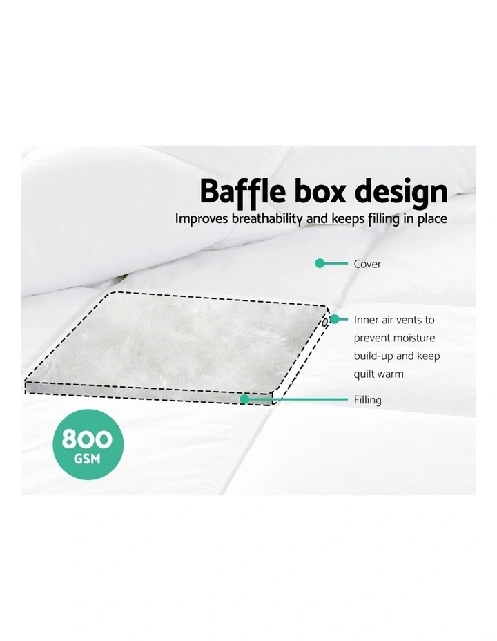 Giselle Bedding Microfiber Microfibre Bamboo Quilt Duvet Cover Doona Winter 7 Giselle Bedding Microfiber Microfibre Bamboo Quilt Duvet Cover Doona Winter - Image 5