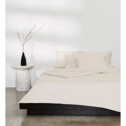 Calvin Klein Modern Cotton Harrison Quilt Cover In Alabaster