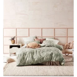 Linen House Adley Quilt Cover Set In Eucalyptus