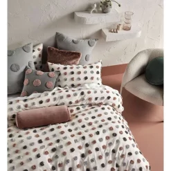 Alternative view of Linen House Haze Quilt Cover Set In Storm