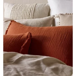 Australian House & Garden Alawa Cotton Gauze Quilt Cover Set In Earth 7 Australian House & Garden Alawa Cotton Gauze Quilt Cover Set In Earth -Sheridan Sales Store unnamed file 150