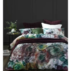 M.M Linen Aubrey Quilt Cover Set In Multi