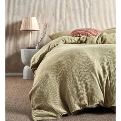 Linen House Elysian Quilt Cover Set Eucalyptus