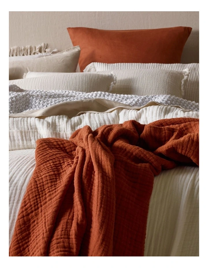 Australian House & Garden Alawa Cotton Gauze Quilt Cover Set 4 Australian House & Garden Alawa Cotton Gauze Quilt Cover Set - Image 2