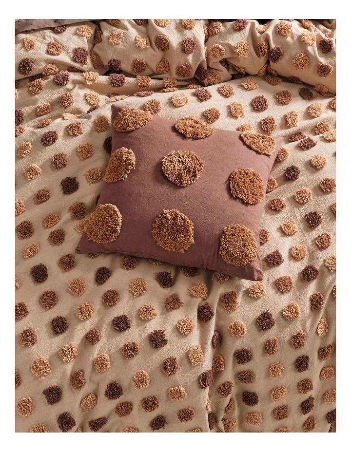 Linen House Haze Quilt Cover Set Pecan 5 Linen House Haze Quilt Cover Set Pecan - Image 3