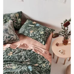 Alternative view of Linen House Willamine Quilt Cover Set In Forest