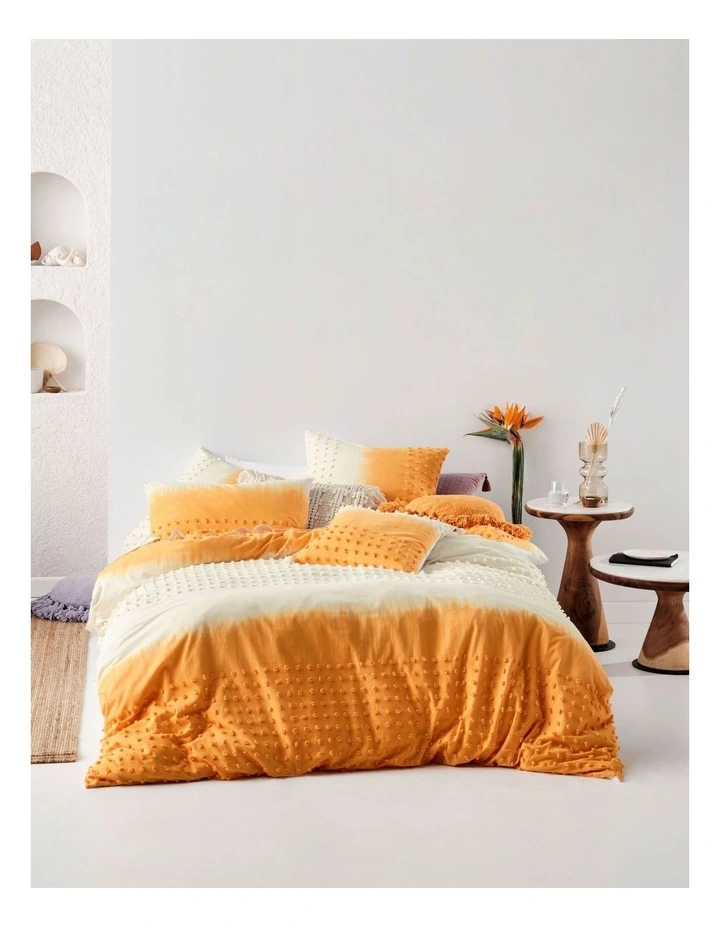 Linen House Basque Quilt Cover Set In Marigold 3 Linen House Basque Quilt Cover Set In Marigold