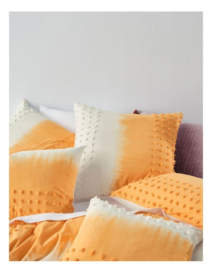 Linen House Basque Quilt Cover Set In Marigold 5 Linen House Basque Quilt Cover Set In Marigold - Image 3