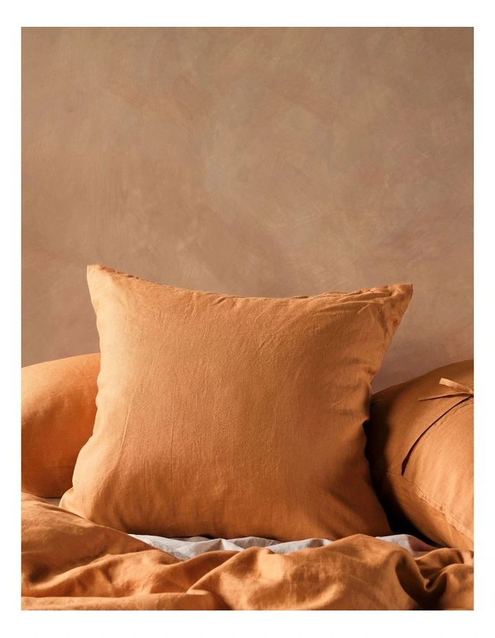 Linen House Nimes Quilt Cover Set Burnt Orange 9 Linen House Nimes Quilt Cover Set Burnt Orange - Image 7