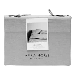 Aura Home Chambray Fringe Bedlinen Collection In Dove -Sheridan Sales Store unnamed file 1556