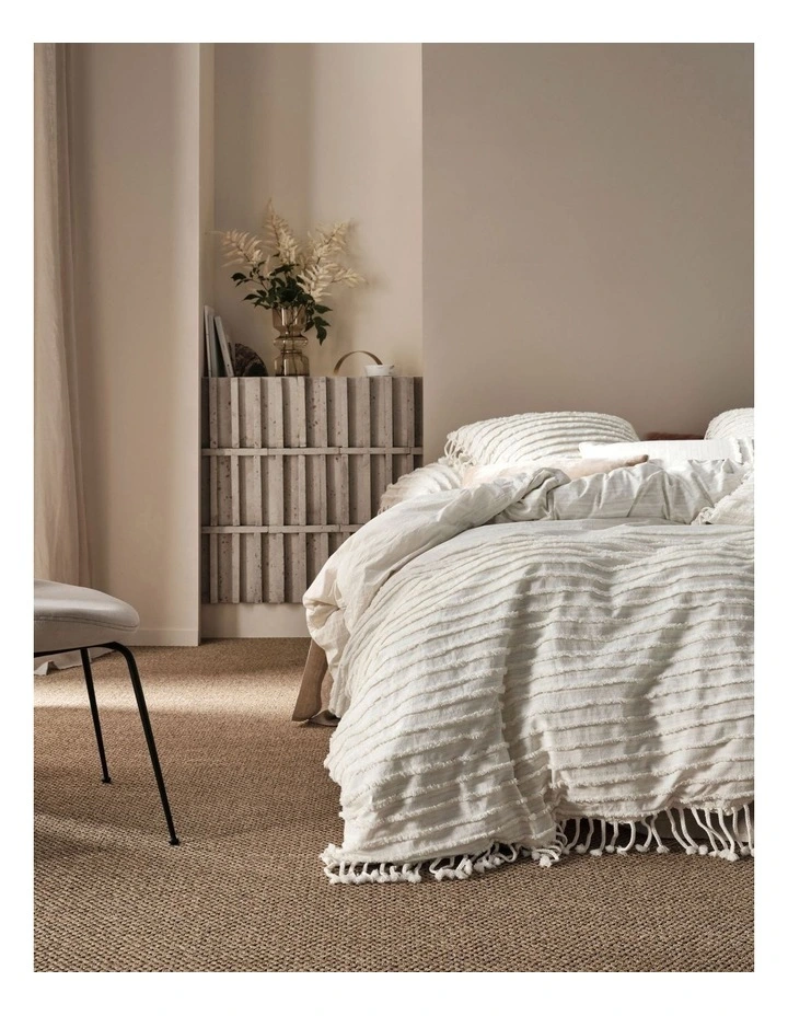 Linen House Dunaway Quilt Cover Set In Brown Sugar 3 Linen House Dunaway Quilt Cover Set In Brown Sugar