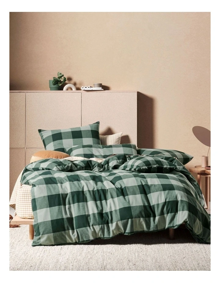 Linen House Wren Quilt Cover Set In Forest 3 Linen House Wren Quilt Cover Set In Forest