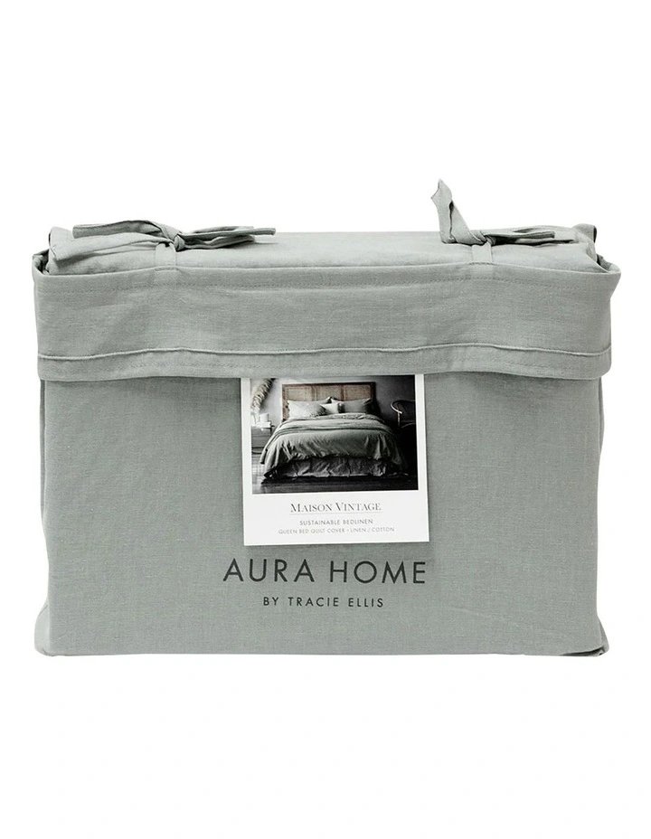 Aura Home Maison Vintage Bedlinen Collection In Limestone 6 Aura Home Maison Vintage Bedlinen Collection In Limestone - Image 4