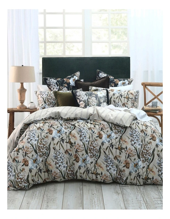 M.M Linen Lucinda Quilt Cover Set In Multi 3 M.M Linen Lucinda Quilt Cover Set In Multi