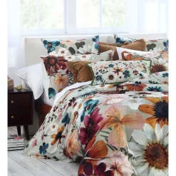 Alternative view of M.M Linen Flowerbed Quilt Cover Set In Multi