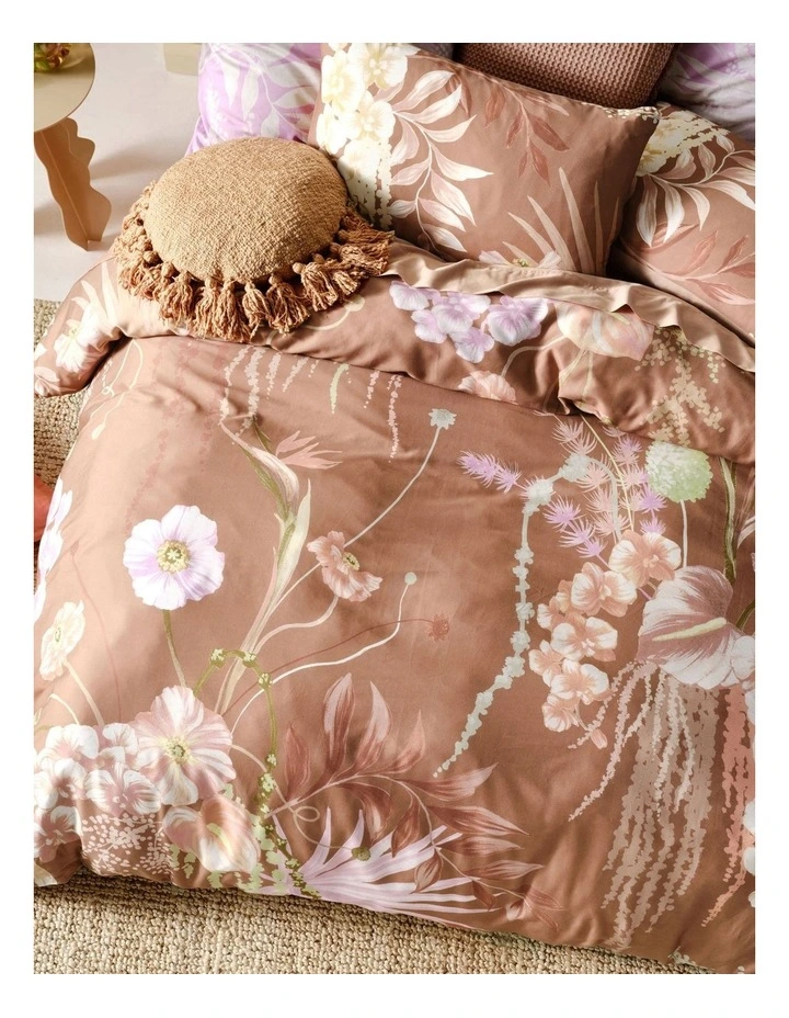 Linen House Bobbi Quilt Cover Set In Clay 4 Linen House Bobbi Quilt Cover Set In Clay - Image 2