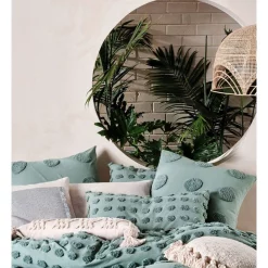 Alternative view of Linen House Haze Quilt Cover Set Surf