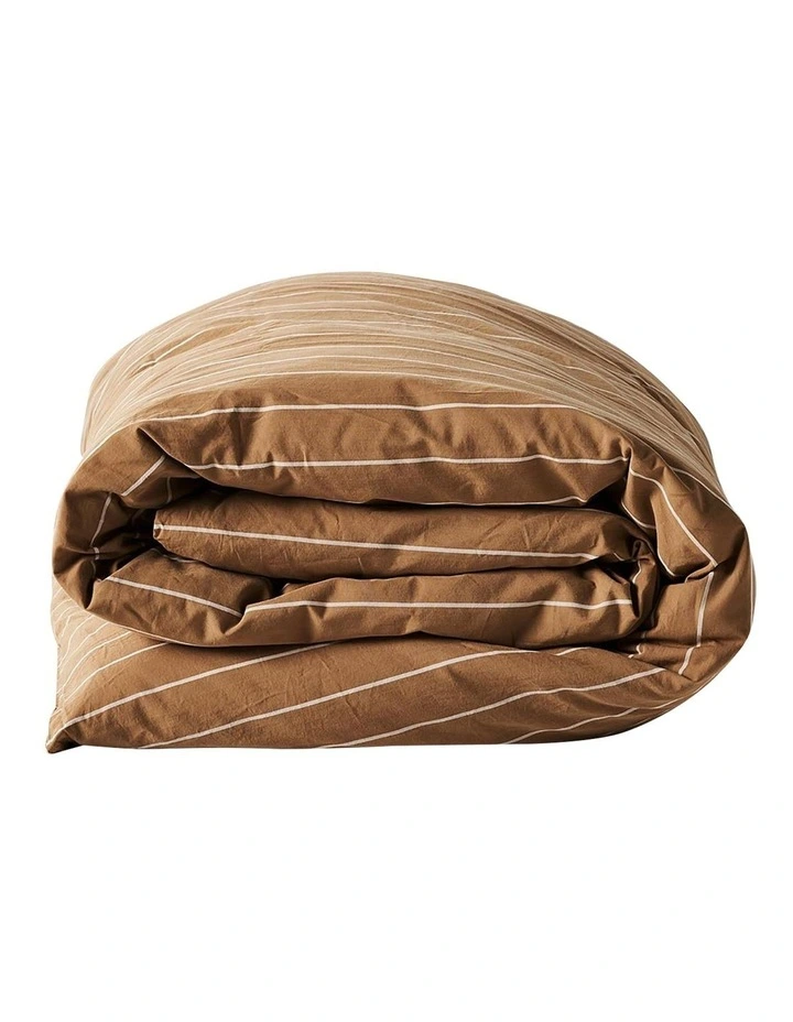 Aura Home French Stripe Bedlinen Collection In Bronze 5 Aura Home French Stripe Bedlinen Collection In Bronze - Image 3