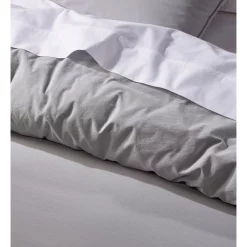 Alternative view of Vue Stonewashed 250TC Cotton Quilt Cover Set In Grey