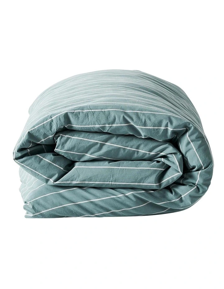 Aura Home French Stripe Bedlinen Collection In Atlantic 5 Aura Home French Stripe Bedlinen Collection In Atlantic - Image 3