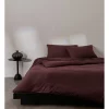 Calvin Klein Modern Cotton Harrison Quilt Cover In Burgundy