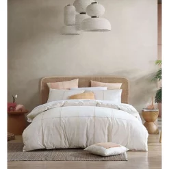 Linen House Cobain Quilt Cover Set In Vanilla