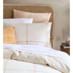 Alternative view of Linen House Cobain Quilt Cover Set In Vanilla