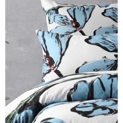 Alternative view of Bromley Flowers Quilt Cover Set Blue