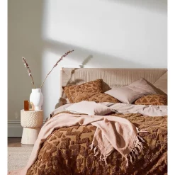 Aura Home Maya Bedlinen Collection In Caramel