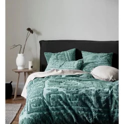 Aura Home Suzani Bedlinen Collection In Jade