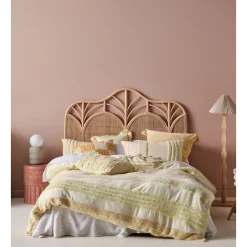 Linen House Briony Quilt Cover Set In Lemon