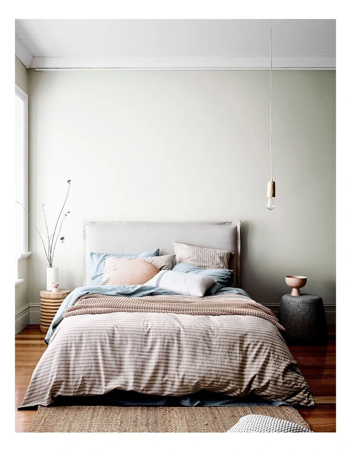 Aura Home Heirloom Stripe Bedlinen Collection In Rosewater 3 Aura Home Heirloom Stripe Bedlinen Collection In Rosewater