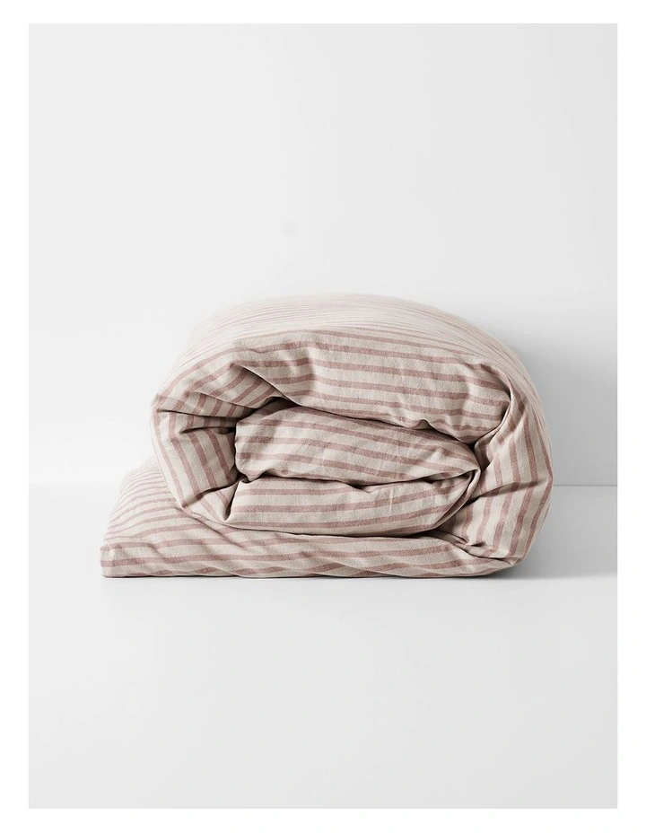 Aura Home Heirloom Stripe Bedlinen Collection In Rosewater 5 Aura Home Heirloom Stripe Bedlinen Collection In Rosewater - Image 3