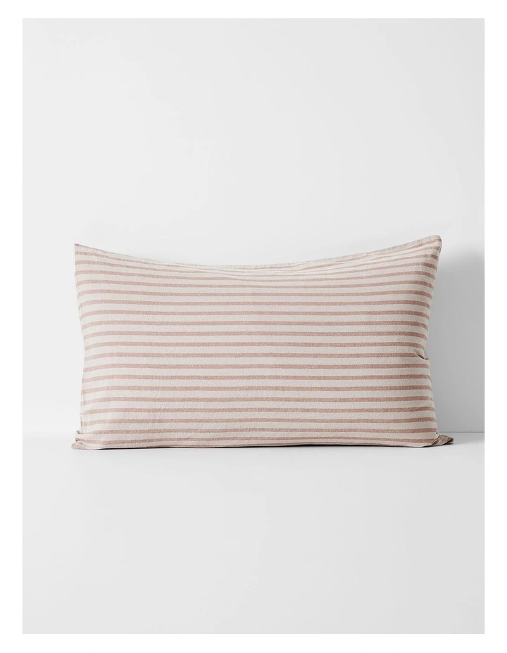 Aura Home Heirloom Stripe Bedlinen Collection In Rosewater 7 Aura Home Heirloom Stripe Bedlinen Collection In Rosewater - Image 5