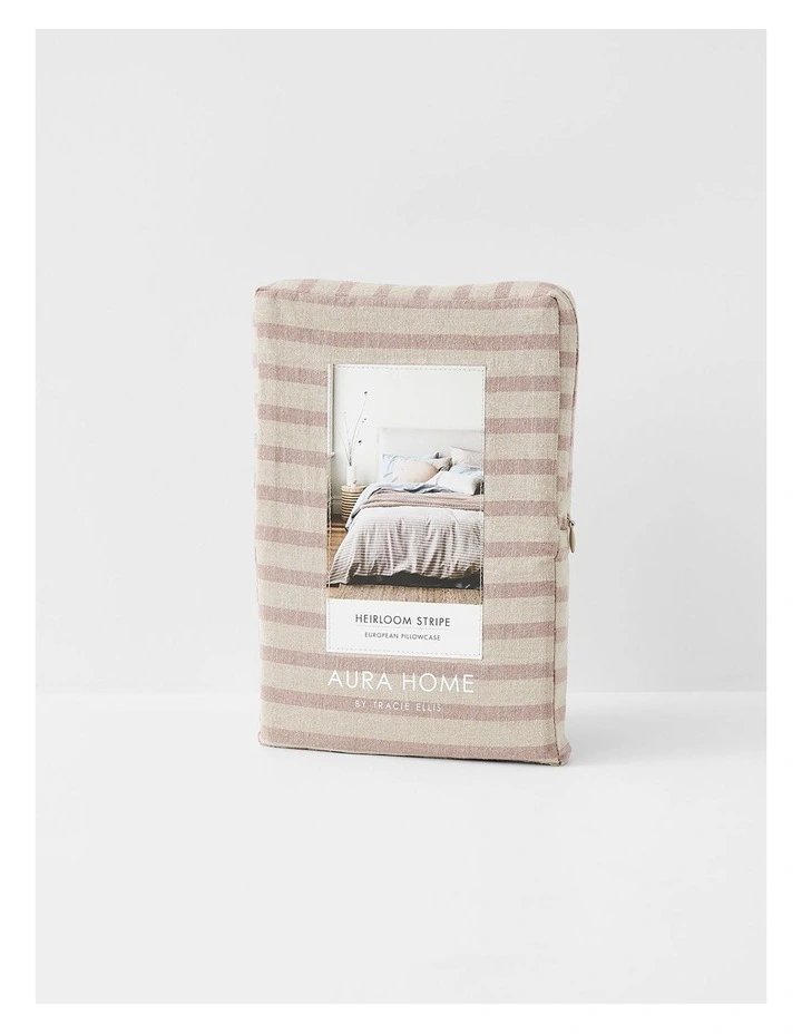 Aura Home Heirloom Stripe Bedlinen Collection In Rosewater 9 Aura Home Heirloom Stripe Bedlinen Collection In Rosewater - Image 7