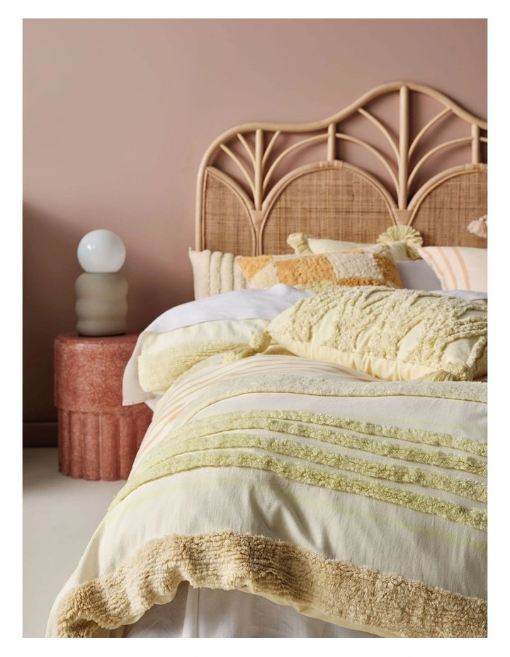 Linen House Briony Quilt Cover Set In Lemon 4 Linen House Briony Quilt Cover Set In Lemon - Image 2
