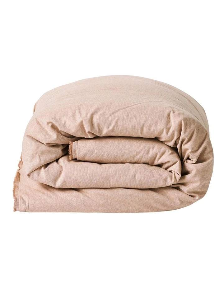 Aura Home Chambray Fringe Bedlinen Collection In Hazelnut 4 Aura Home Chambray Fringe Bedlinen Collection In Hazelnut - Image 2