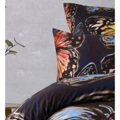Alternative view of Bromley Butterflies Quilt Cover Set Navy