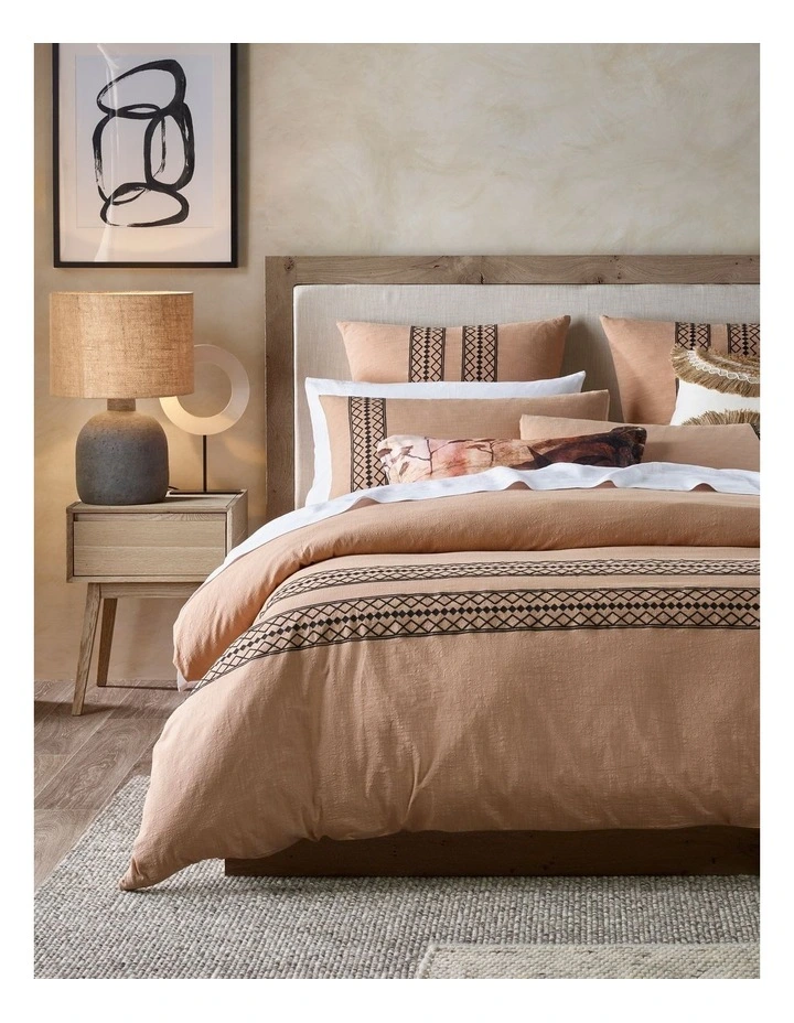Darren Palmer Nala Quilt Cover Brown 3 Darren Palmer Nala Quilt Cover Brown