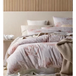 Australian House & Garden Mindil Quilt Cover White