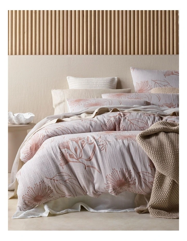 Australian House & Garden Mindil Quilt Cover White 3 Australian House & Garden Mindil Quilt Cover White