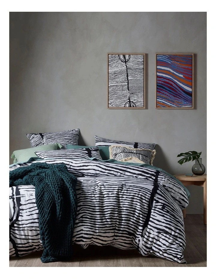 Warlukurlangu Artists X Vue Quilt Cover Set Kurrkara Jukurrpa (Desert Oak Dreaming) By Judy Napangardi Watson 3 Warlukurlangu Artists X Vue Quilt Cover Set Kurrkara Jukurrpa (Desert Oak Dreaming) By Judy Napangardi Watson