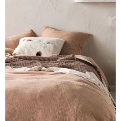 Alternative view of Linen House Elysian Quilt Cover Set In Clay