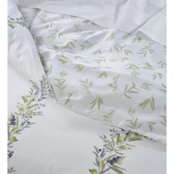 Alternative view of Heritage Olea Olive Print Quilt Cover Set In Green/White