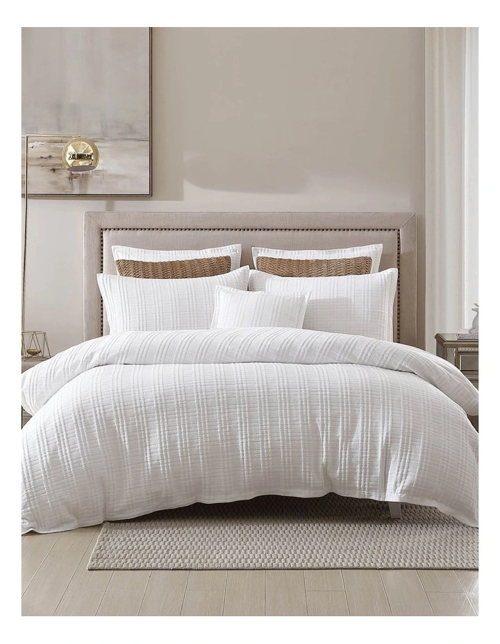 Private Collection Winton Quilt Cover Set White 3 Private Collection Winton Quilt Cover Set White