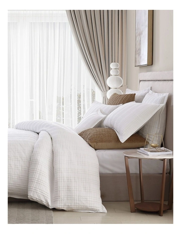 Private Collection Winton Quilt Cover Set White 4 Private Collection Winton Quilt Cover Set White - Image 2