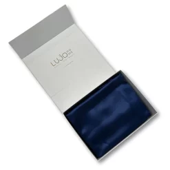 Lujo Home Silk Quilt Cover Navy